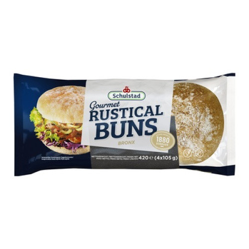 Rustikal Burger Bun TK 4x105g Rustikal Burger Bun TK 4x105g