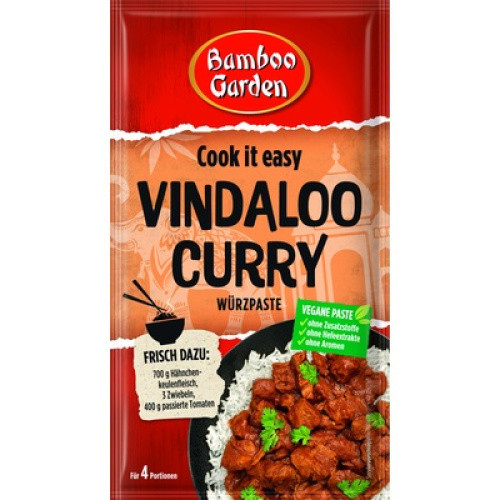 Vindaloo Curry Würzpaste vegan 45g Vindaloo Curry Würzpaste vegan 45g