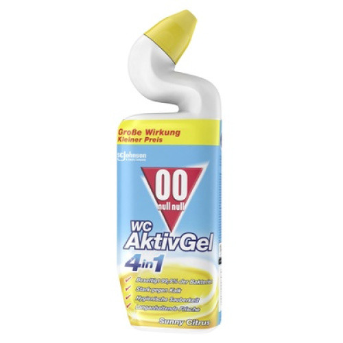 00 WC-Reiniger Aktiv Gel 4 in 1 Sunny Citrus 750ml 00 WC-Reiniger Aktiv Gel 4 in 1 Sunny Citrus 750ml