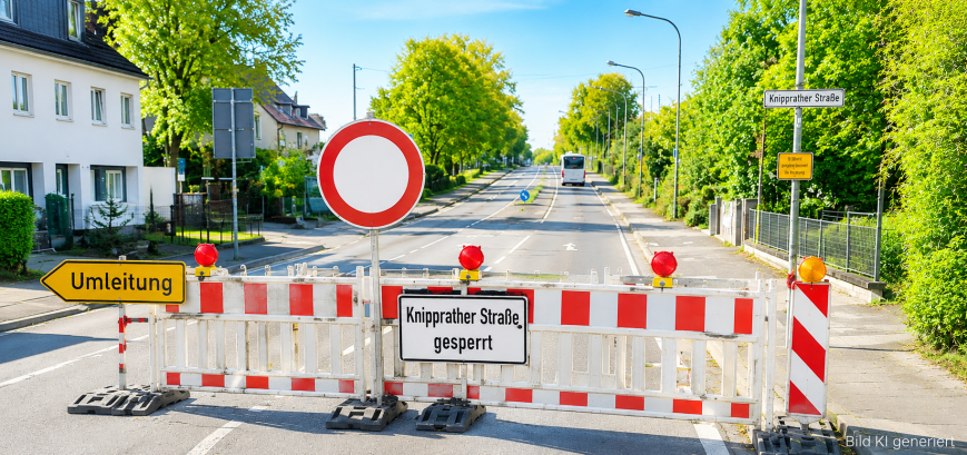 Bahnbrücke Knipprather Straße wird neu gebaut – Autofahrer, Pendler und Anwohner müssen sich auf massive Belastungen einstellen
