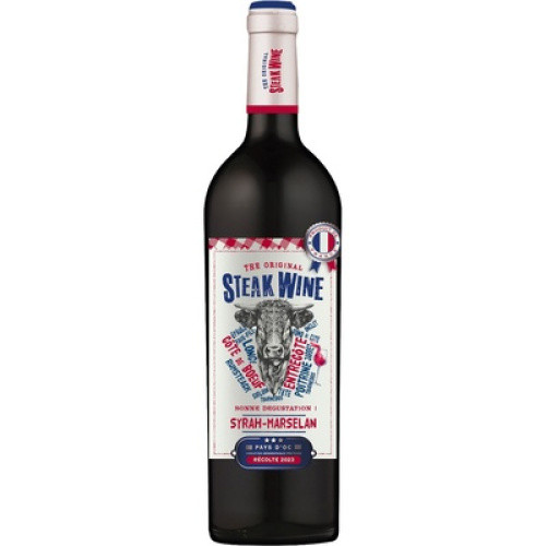 The Original Steak Wine Pays d`Oc AC halbtrocken 0,75l The Original Steak Wine Pays d`Oc AC halbtrocken 0,75l