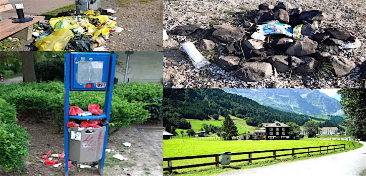 Andernorts drohen auf Littering hohe Strafen