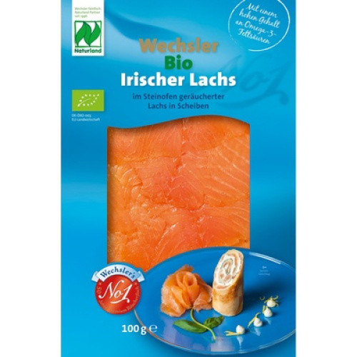 Bio Irischer Lachs frisch 100g Bio Irischer Lachs frisch 100g