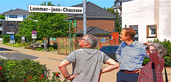 Sie verbindet Rathaus und Eierplatz und führt auf das Ulla-Hahn-Haus zu