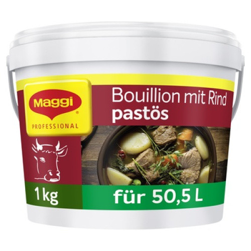Bouillon mit Rind pastös 1kg (erg.50,5l) Bouillon mit Rind pastös 1kg (erg.50,5l)