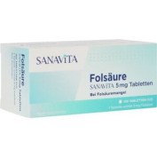 Folsäure SANAVITA 5 mg Tabletten Folsäure SANAVITA 5 mg Tabletten