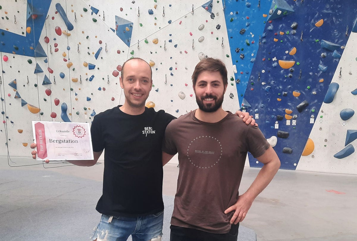 Bergstation Hilden die Kletterhalle ist anzeiger24 Top-Betrieb 2024