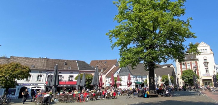 Baumbereich wird abgesperrt