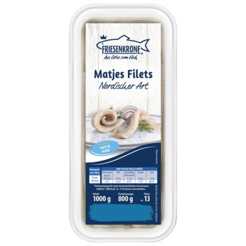Matjesfilet Nordischer Art frisch 1kg Matjesfilet Nordischer Art frisch 1kg