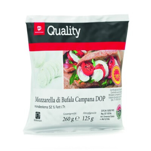 Mozzarella di Bufala Campana D.O.P. 52% frisch 125g Mozzarella di Bufala Campana D.O.P. 52% frisch 125g