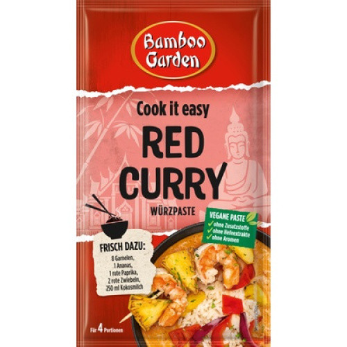 Red Curry Würzpaste vegan 45g Red Curry Würzpaste vegan 45g
