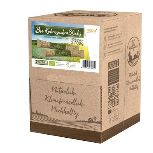 Bio Rübenzucker-Sticks 500x4g Bio Rübenzucker-Sticks 500x4g