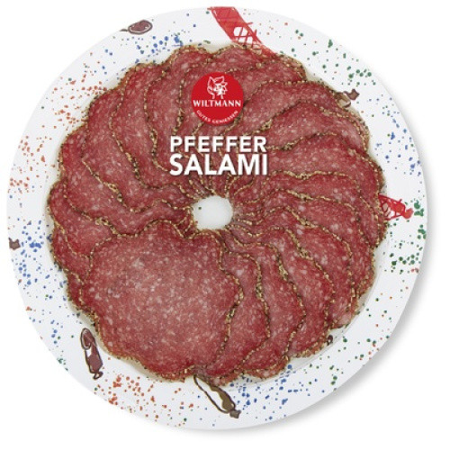 Wiltmann Salami mit Pfeffer frisch 80g Wiltmann Salami mit Pfeffer frisch 80g