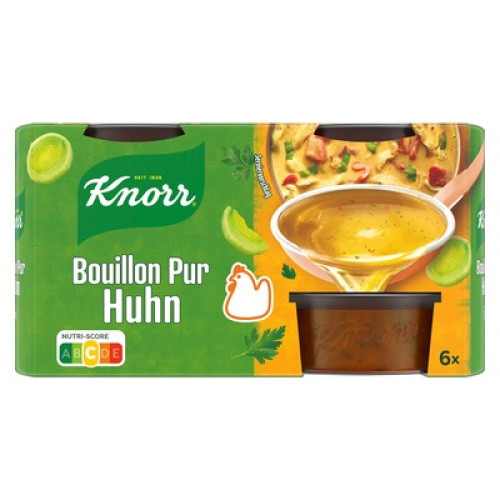 Knorr Bouillon Pur Huhn pastös 6x28g (erg. 3l) Knorr Bouillon Pur Huhn pastös 6x28g (erg. 3l)