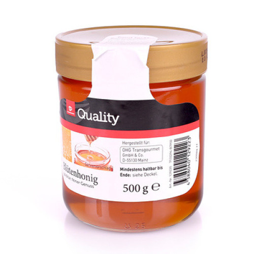Blütenhonig goldklar, feiner Genuss 500G Blütenhonig goldklar, feiner Genuss 500G