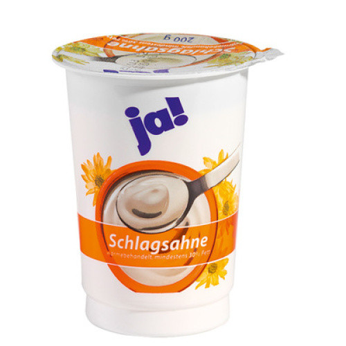 Ja! Schlagsahne frisch 200g Ja! Schlagsahne frisch 200g