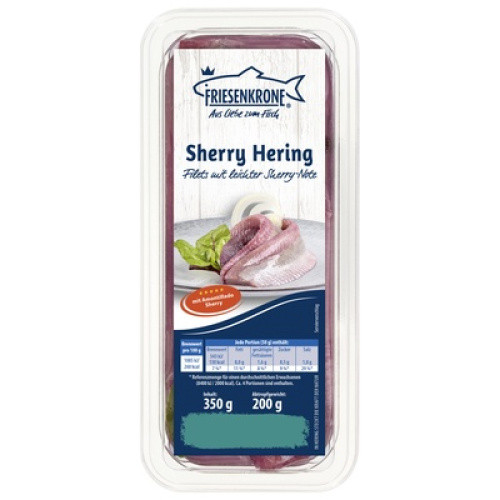 Sherry Heringsfilet frisch 350g Sherry Heringsfilet frisch 350g
