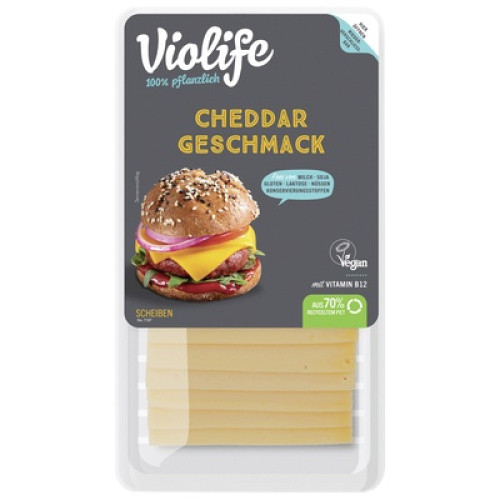Violife veganer Cheddar Geschmack in Scheiben 140g Violife veganer Cheddar Geschmack in Scheiben 140g