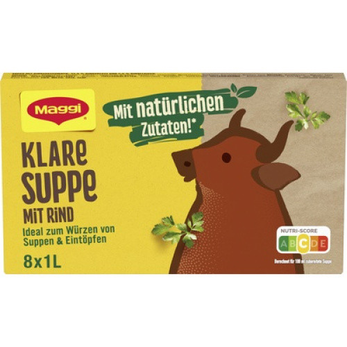Klare Suppe mit Rind 8X1L Klare Suppe mit Rind 8X1L