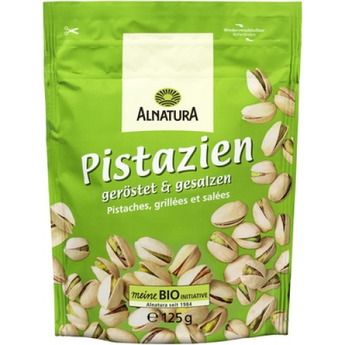 Bio Pistazien geröstet und gesalzen 125g Bio Pistazien geröstet und gesalzen 125g