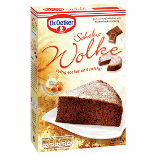 Dr. Oetker Kuchenmischung Wolke Schoko 455g Dr. Oetker Kuchenmischung Wolke Schoko 455g