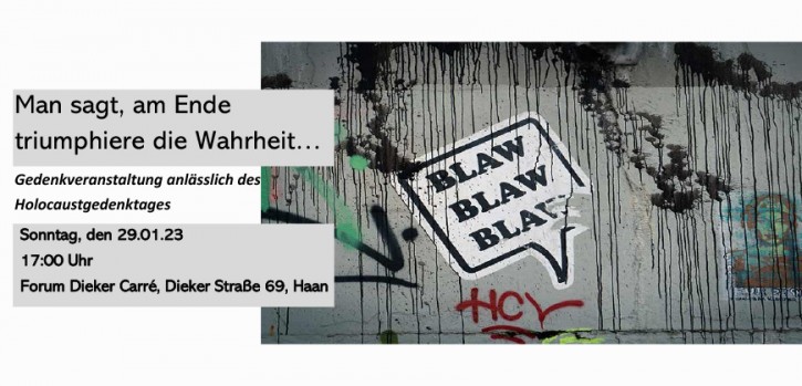 "Man sagt, am Ende triumphiere die Wahrheit ..." "Man sagt, am Ende triumphiere die Wahrheit ..."