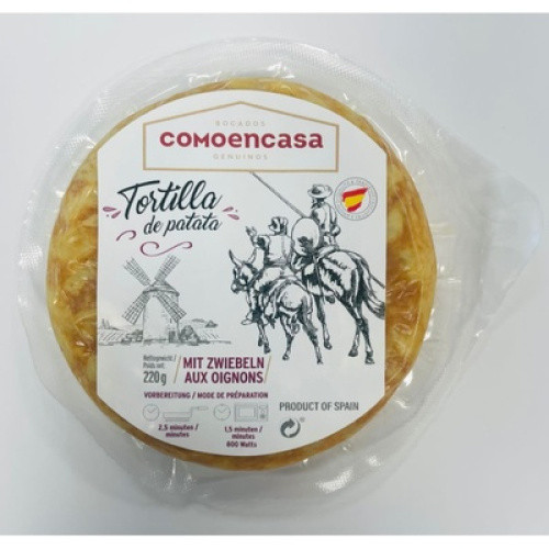 Spanische Zwiebeltortilla frisch 220g Spanische Zwiebeltortilla frisch 220g