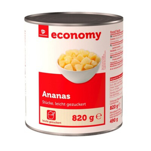 Ananas Stücke 850ML Ananas Stücke 850ML