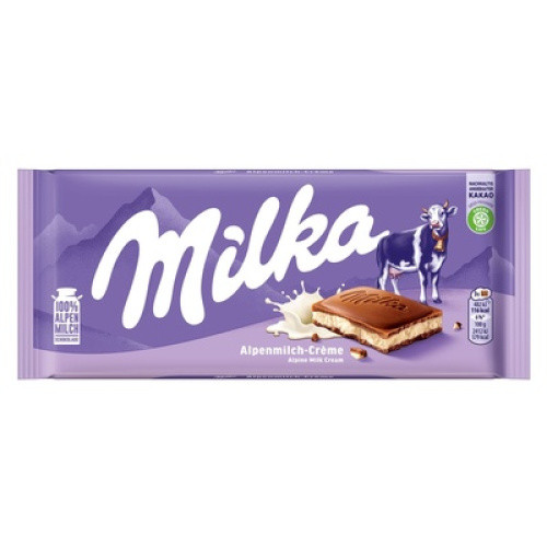 Milka Alpenmilchcreme 100g Milka Alpenmilchcreme 100g