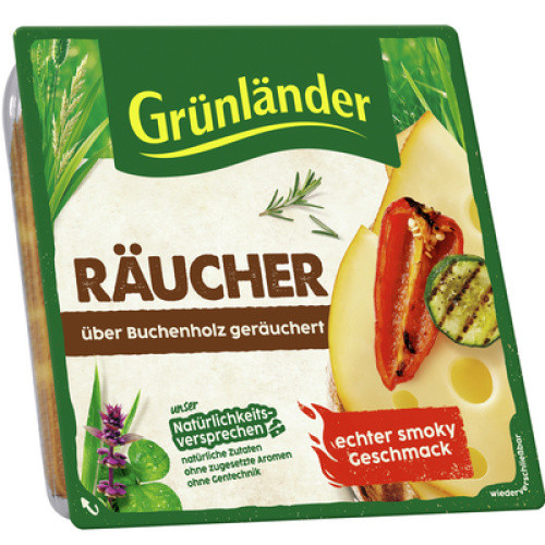 Grünländer Räucher Scheiben frisch 140g Grünländer Räucher Scheiben frisch 140g