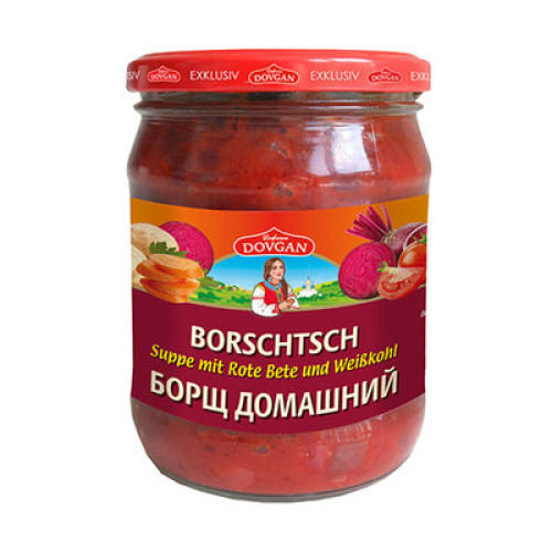 Borschtsch Suppe mit Rote Bete und Weißkohl 480g Borschtsch Suppe mit Rote Bete und Weißkohl 480g