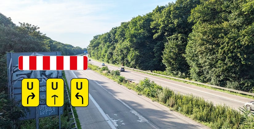 Diese Umleitungen müssen Autofahrer in drei Nächten nehmen Diese Umleitungen müssen Autofahrer in drei Nächten nehmen