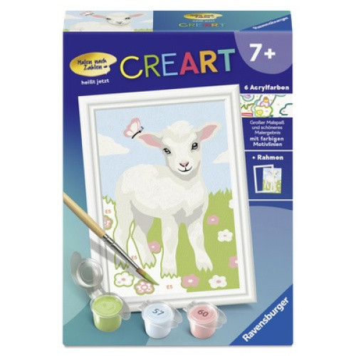 Ravensburger Malen nach Zahlen ´Süßes Lämmchen´ bietet kreativen Malspaß für Kinder ab 7 Jahren. Far Ravensburger Malen nach Zahlen ´Süßes Lämmchen´ bietet kreativen Malspaß für Kinder ab 7 Jahren. Far