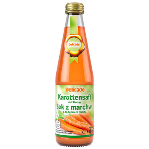 Karottensaft mit Honig 0,33L Karottensaft mit Honig 0,33L