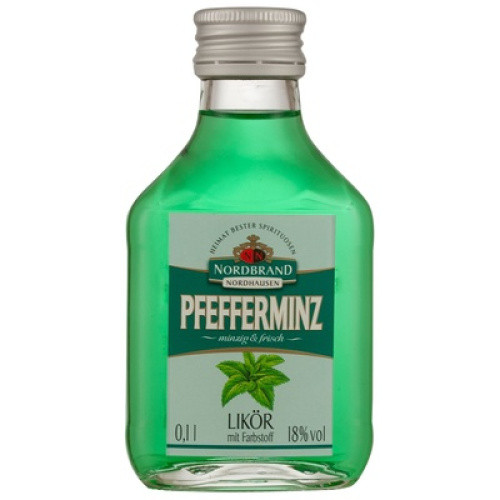 Nordbrand Nordhausen Pfefferminzlikör 0,1L Nordbrand Nordhausen Pfefferminzlikör 0,1L