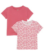 T-Shirts aus Baumwolle, 2er-Pack, Kiki & Koko, pink/weiß T-Shirts aus Baumwolle, 2er-Pack, Kiki & Koko, pink/weiß