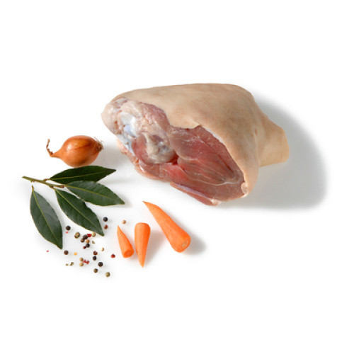 Deutsche Spanferkel-Hinterhaxen frisch 4xca.400-500g Deutsche Spanferkel-Hinterhaxen frisch 4xca.400-500g