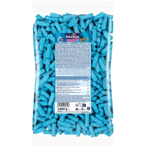 Hitschies Sour Blue Kaubonbons 1000g Hitschies Sour Blue Kaubonbons 1000g