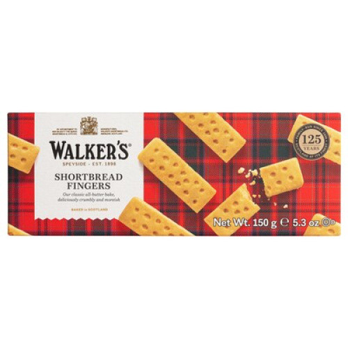 Walkers Shortbread Fingers 150g Walkers Shortbread Fingers 150g