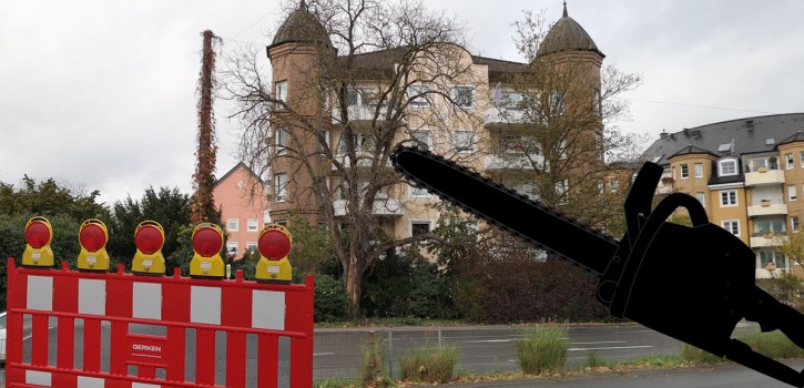 Straßen- und Gehwegsperrungen 