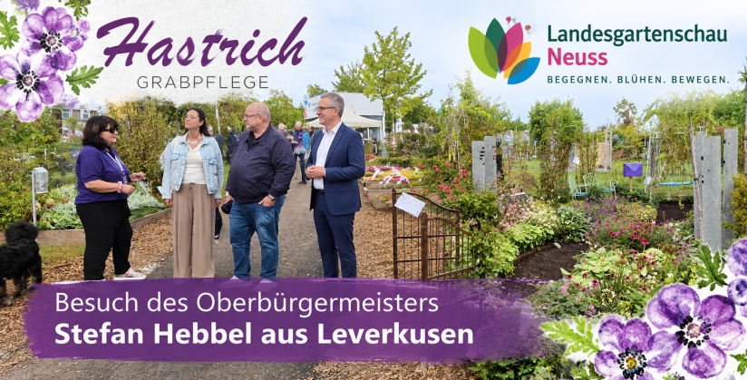 Oberbürgermeister Stefan Hebbel entdeckt eine neue Form des Erinnerns