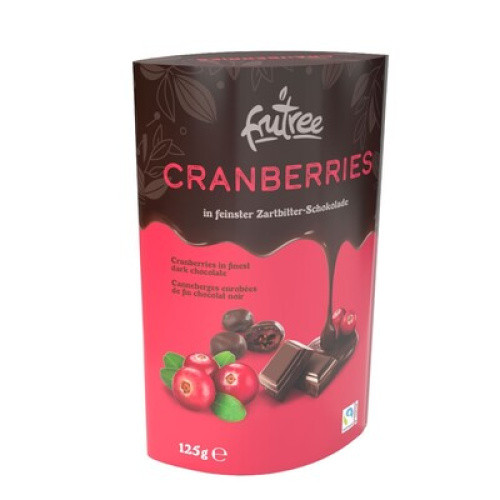 Cranberries getrocknet in Zartbitterschokolade 125g Cranberries getrocknet in Zartbitterschokolade 125g