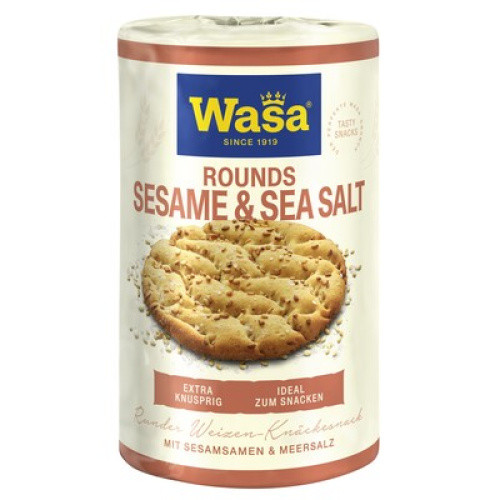 Wasa Delicate Rounds Sesam & Meersalz 235g Wasa Delicate Rounds Sesam & Meersalz 235g