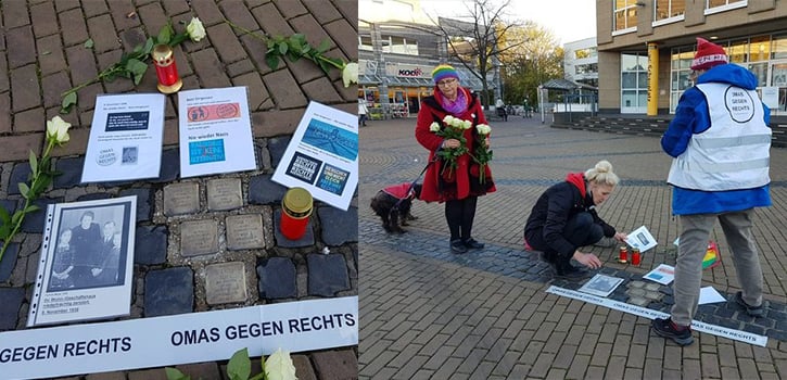 Erinnerungen an die Zerstörung in der Reichsprogromnacht