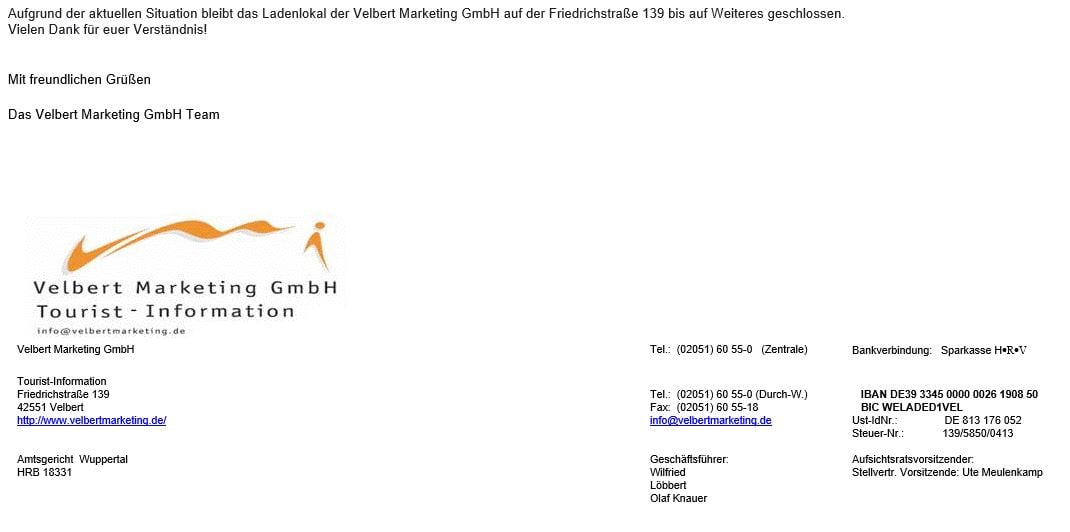 Velbert-Marketing