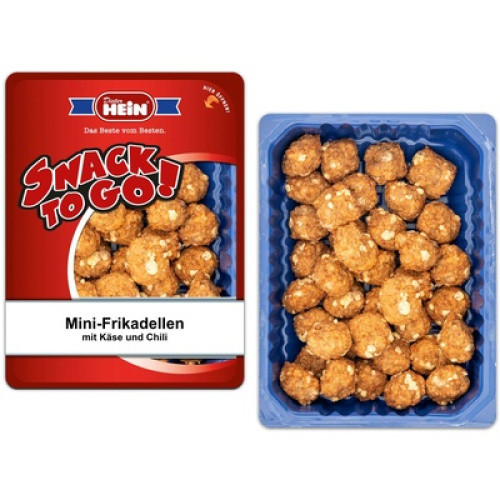 Hein Frikadellenbällchen Cheese-Chili frisch 800g Hein Frikadellenbällchen Cheese-Chili frisch 800g