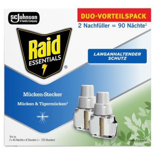 Raid Essentials Mücken-Stecker 2x32ml Raid Essentials Mücken-Stecker 2x32ml