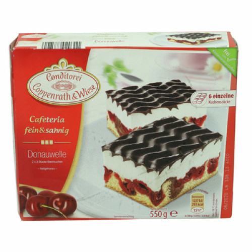 Cafeteria fein & sahnig Donauwelle vorgeschnitten TK 550g (6St) Cafeteria fein & sahnig Donauwelle vorgeschnitten TK 550g (6St)