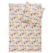 Renforcé Kinder Bettwäsche 135x200 cm GELB / ROSA / WEISS Renforcé Kinder Bettwäsche 135x200 cm GELB / ROSA / WEISS