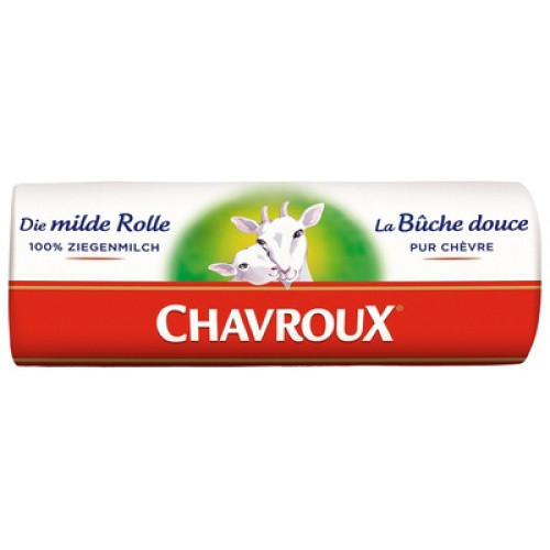Chavroux die milde Rolle Ziegenkäse 53% frisch 150g Chavroux die milde Rolle Ziegenkäse 53% frisch 150g